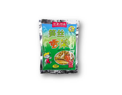 SH03 - 宁波特产笋丝雪菜王 Pickled mustard leaves with bamboo shoot slice 150g x 50