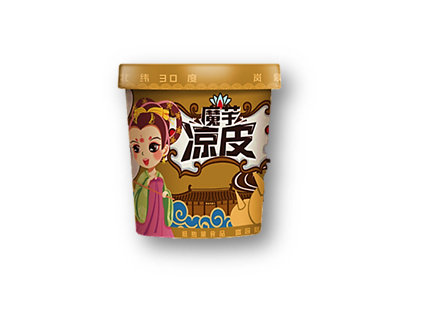 FHS17 - 明珠魔芋凉皮(麻酱) MZ Konjac noodles (sesame paste) 200g x 18
