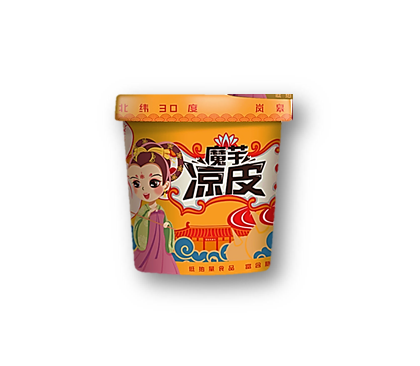 FHS18 - 明珠魔芋凉皮(五香) MZ Konjac noodles (five spice) 200g x 18