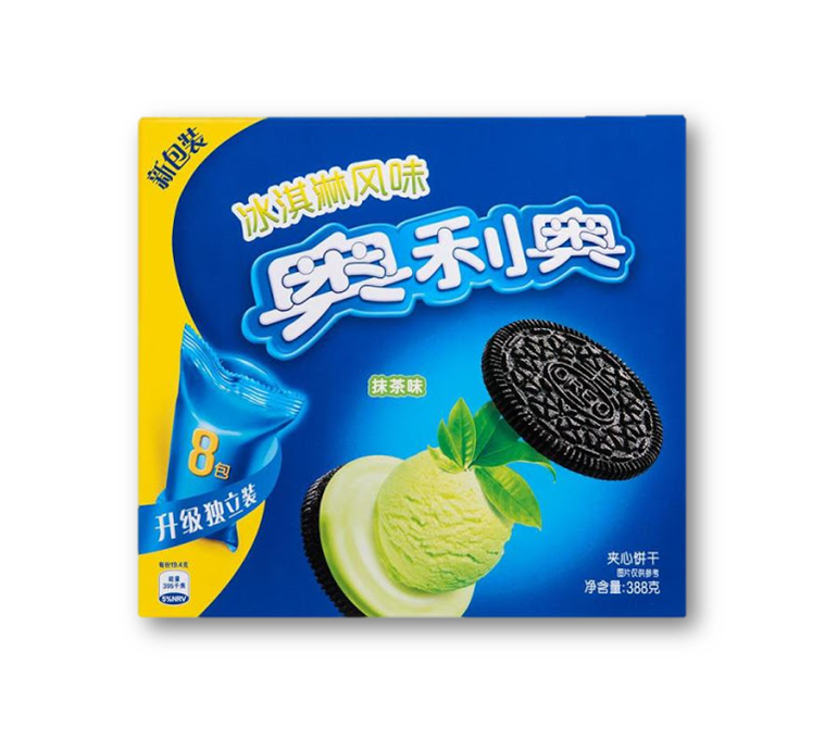 OR09 - 奥利奥抹茶冰淇淋味 Oreo cookies match and icecream flavour 388g x 12