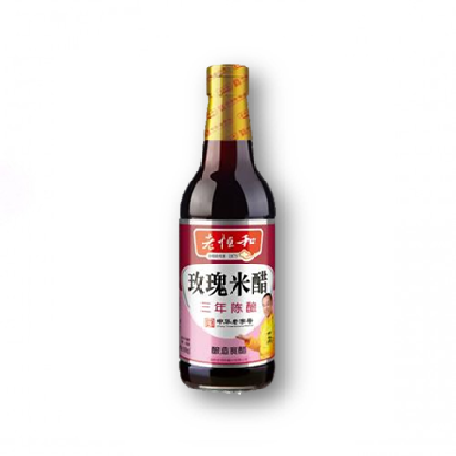 CO114 - 老恒和玫瑰米醋 Natural rice vinegar 500ml*12