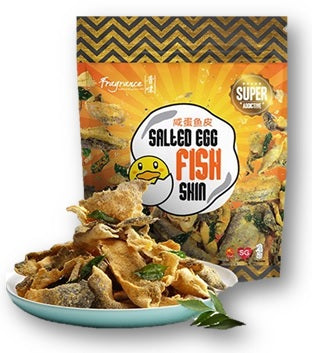 FG01 - Fragrance牌咸蛋黄鱼皮(原味) salted egg fish skin 70g x 24