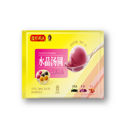 SF73 - 湾仔码头水晶汤圆(晶彩水晶) Frozen glutinious rice ball (sesame paste) 360g x 12