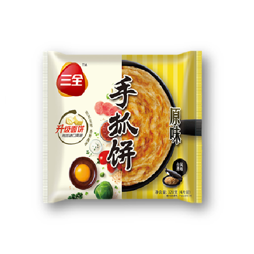 SQ19 - 三全原味千丝抓饼 Frozen Pancake Original flavour 320g x 16