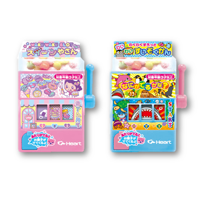 A-HE017 - 桃心牌 檸檬水玩具糖果 老虎機 HEART BRAND TOY SLOT GAME WITH RAMUNE CANDY  10GX6